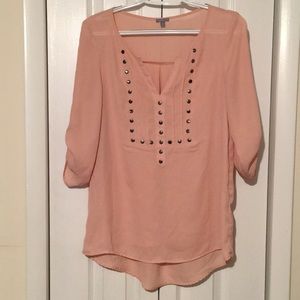 Sheer Blouse in Blush